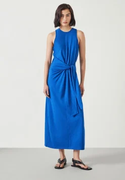 hush Dresses|Isla Sleeveless Maxi Dress Blue