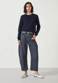 hush Jumpers & Cardigans|Ivy Fine Merino Crew Jumper Navy