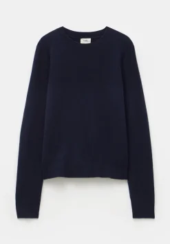hush Jumpers & Cardigans|Ivy Fine Merino Crew Jumper Navy