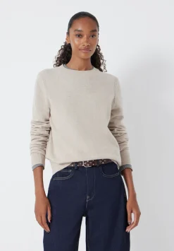 hush Jumpers & Cardigans|Ivy Merino Wool Jumper Oatmeal