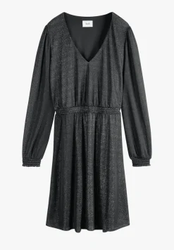 hush Dresses|Jasleen Jersey Mini Dress Black