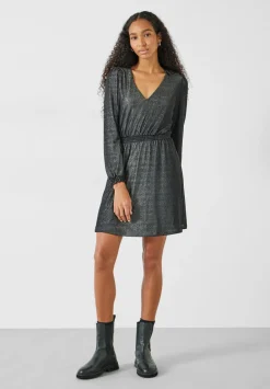 hush Dresses|Jasleen Jersey Mini Dress Black