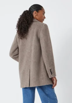 hush Jackets & Coats|Jayde Italian Wool Blazer Oatmeal Grey