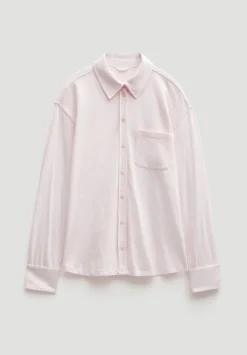 hush Tops & T-Shirts|Jersey Slub Shirt Soft Pink