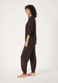 hush Pyjamas & Nightwear|Joelle Jersey Jogger Animal Print Pyjamas Brown Mix