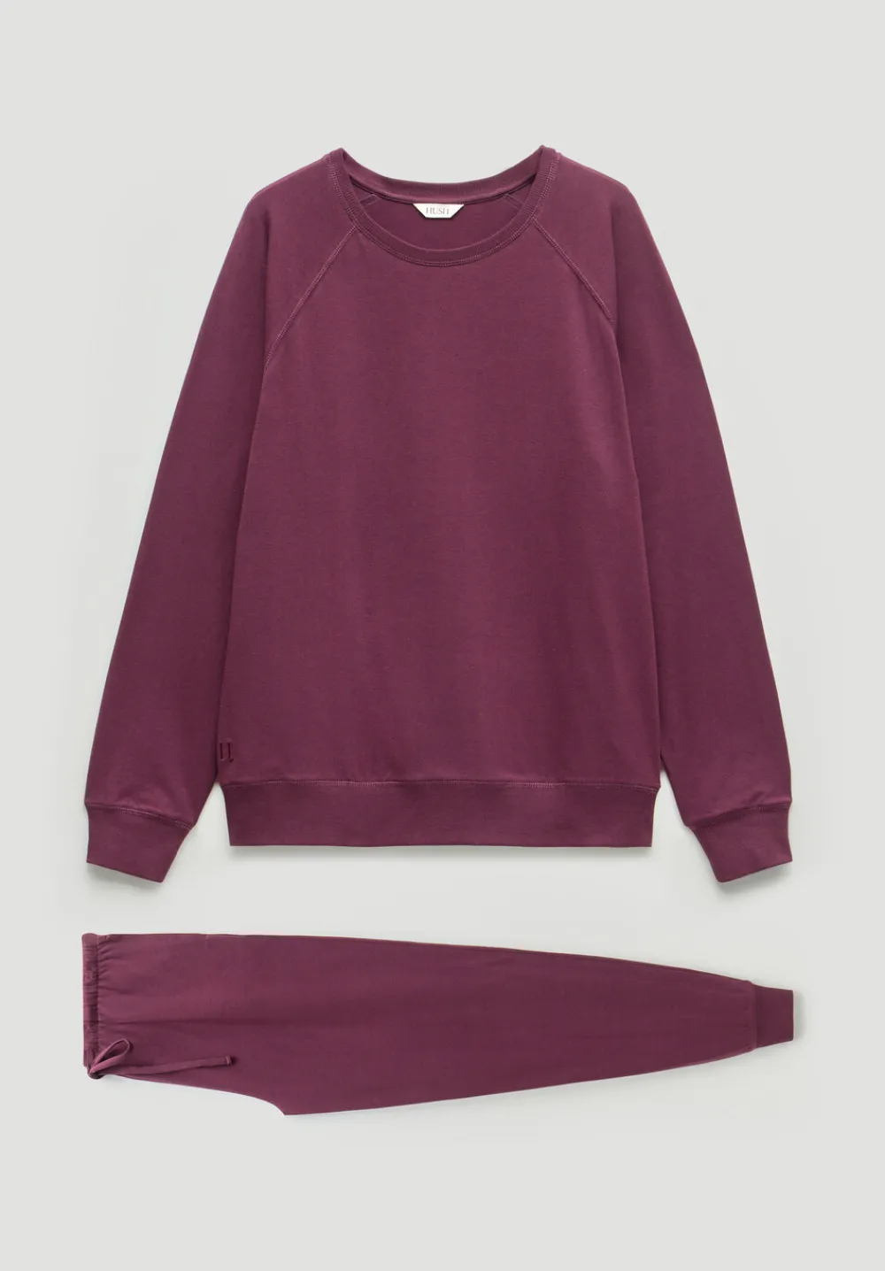 hush Pyjamas & Nightwear|Joelle Jersey Jogger Pyjamas Dark Wine Red