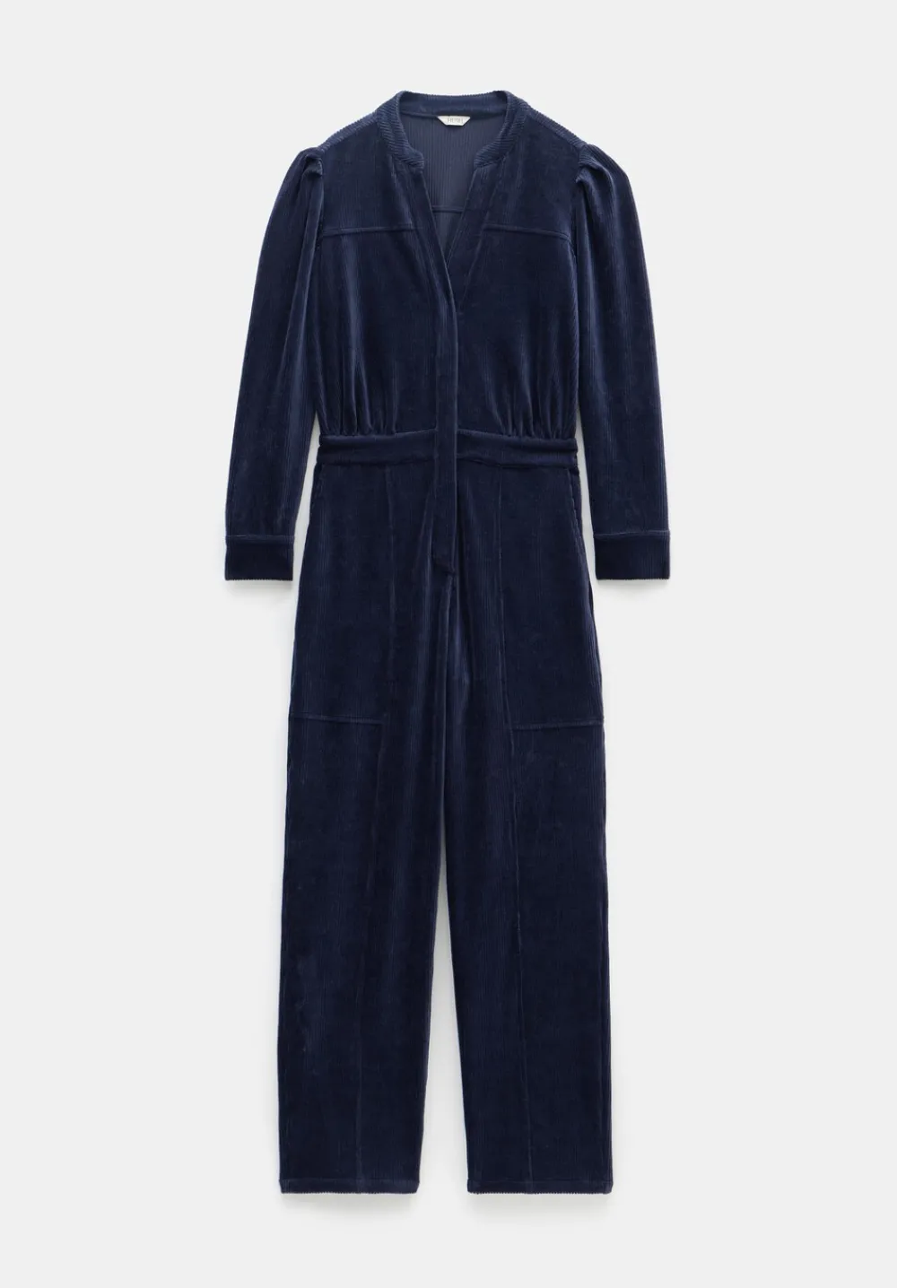 hush Jumpsuits|Joplin Cord Jersey Jumpsuit Navy