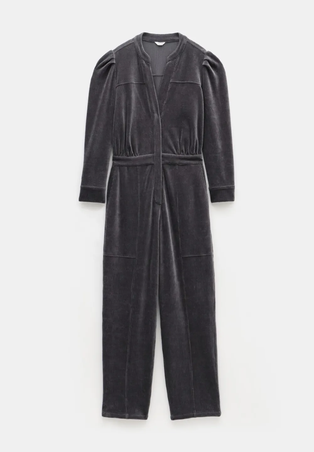 hush Jumpsuits|Joplin Cord Jersey Jumpsuit DARK GREY
