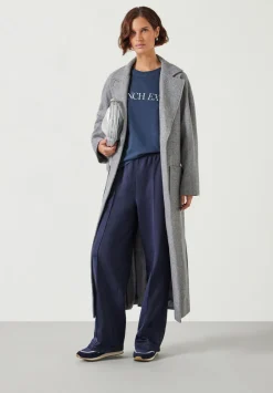 hush Jackets & Coats|Kaitlin Wool Blend Herringbone Coat Grey
