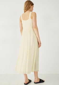 hush Dresses|Katrina Lace Midi Dress Ecru