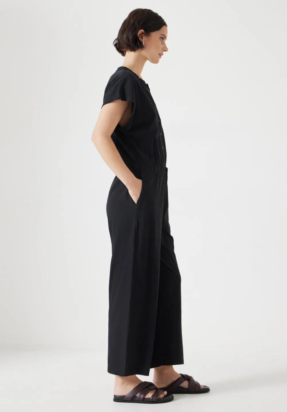 hush Jumpsuits|Dresses|Kendall Jersey Jumpsuit Black