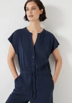 hush Jumpsuits|Dresses|Kendall Jersey Jumpsuit Navy