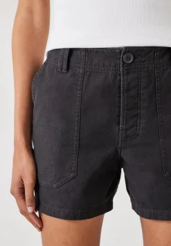 hush Shorts|Kia Washed Shorts Washed Black