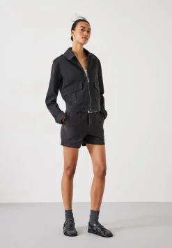 hush Shorts|Kia Washed Shorts Washed Black