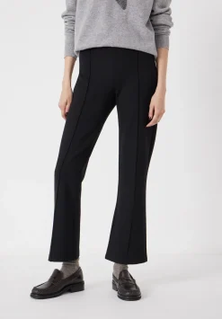 hush Joggers & Leggings|Trousers|Kick Flare Ponte Trousers Black