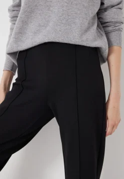 hush Joggers & Leggings|Trousers|Kick Flare Ponte Trousers Black