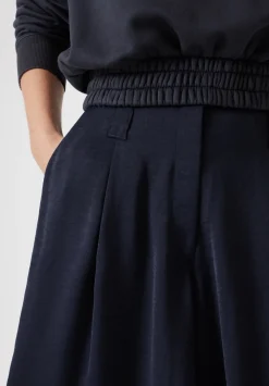 hush Trousers|Kiri Wide Culottes Navy