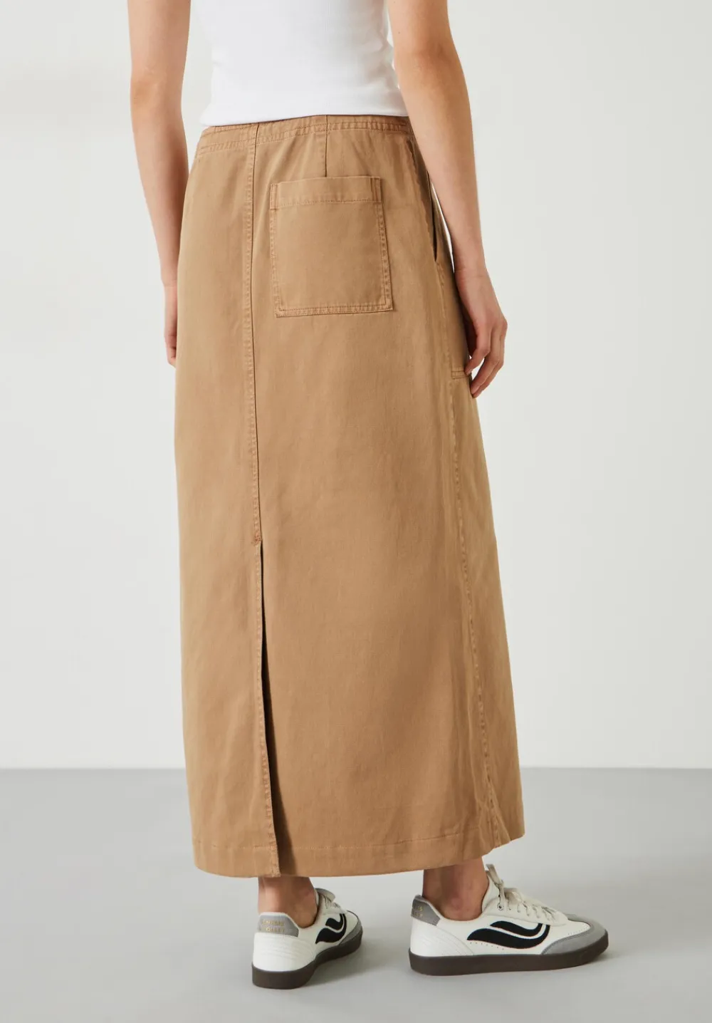 hush Skirts|Kristen Cargo Maxi Skirt Desert