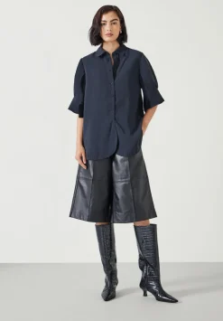 hush Shirts & Blouses|Laila Short Sleeve Shirt Black