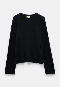 hush Jumpers & Cardigans|Lara Fine Knit Wool Blend Jumper Black