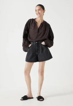 hush Shorts|Larissa Denim Shorts washed grey denim