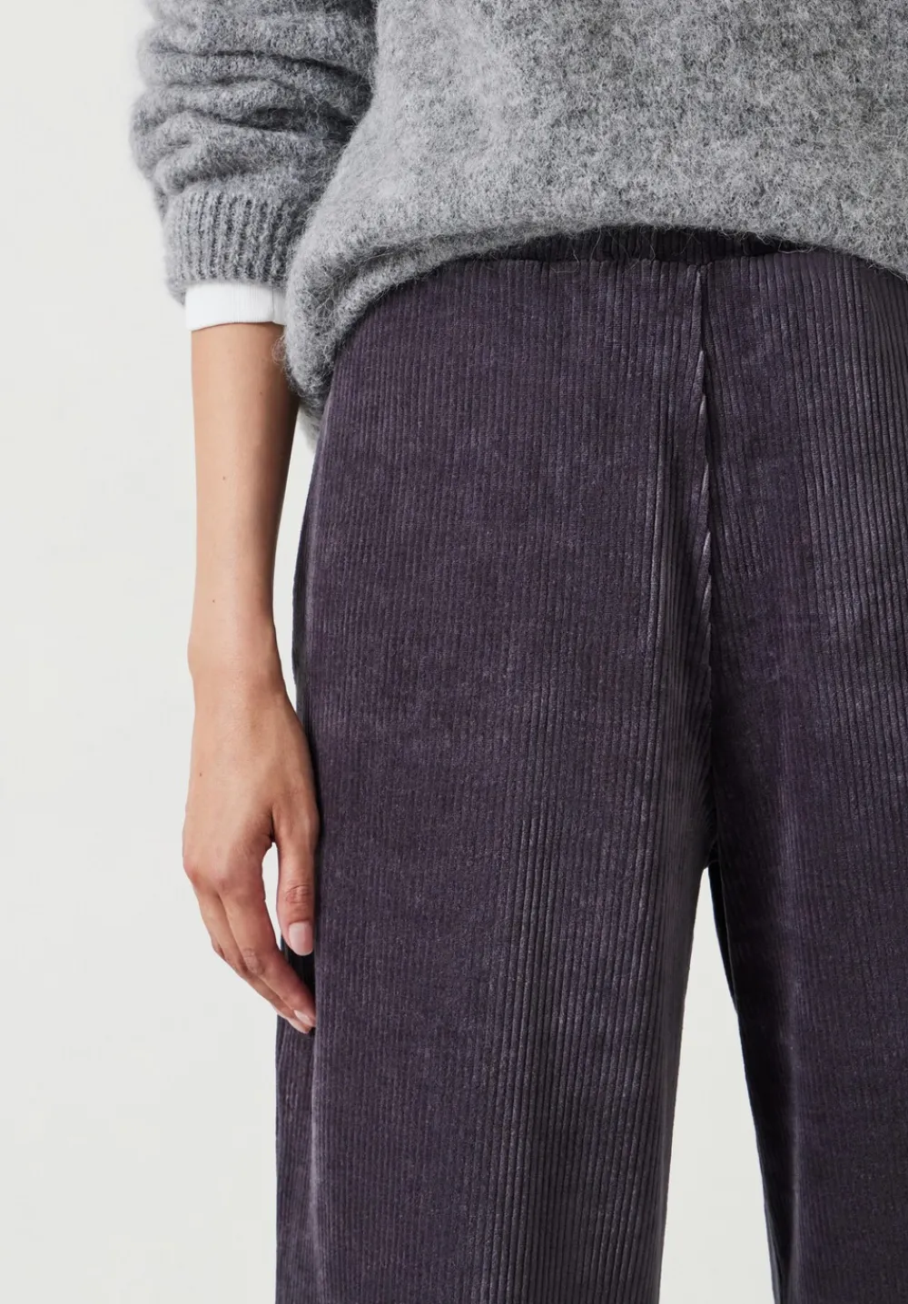 hush Joggers & Leggings|Layton Slouchy Cord Joggers DARK GREY