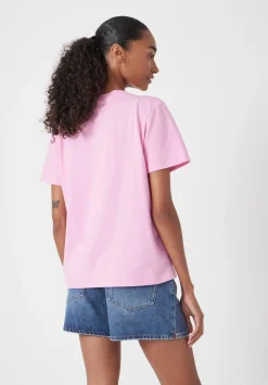 hush Tops & T-Shirts|Le Soleil Graphic Cotton T-Shirt Soft Pink
