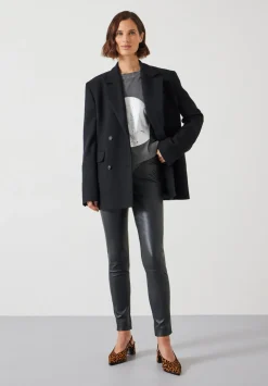 hush Trousers|Leather Legging Black