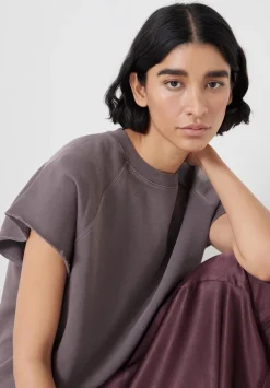 hush Tops & T-Shirts|Leonie Short Sleeve T-Shirt Raisin Brown