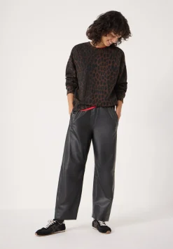hush Sweatshirts & Hoodies|Leopard Print Sweatshirt Soft Leopard
