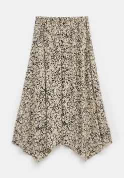 hush Skirts|Liah Maxi Skirt Silhouette Floral Neutral