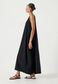 hush Dresses|Liddie Air Flow Barrel Tank Dress Black