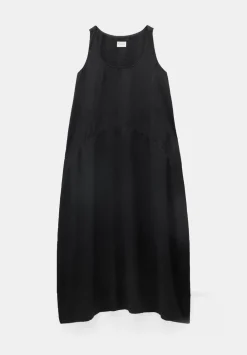 hush Dresses|Liddie Air Flow Barrel Tank Dress Black