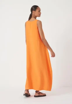 hush Dresses|Liddie Air Flow Barrel Tank Dress Bright Orange