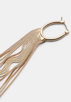 hush Jewellery|Lilou Fringe Earrings Gold