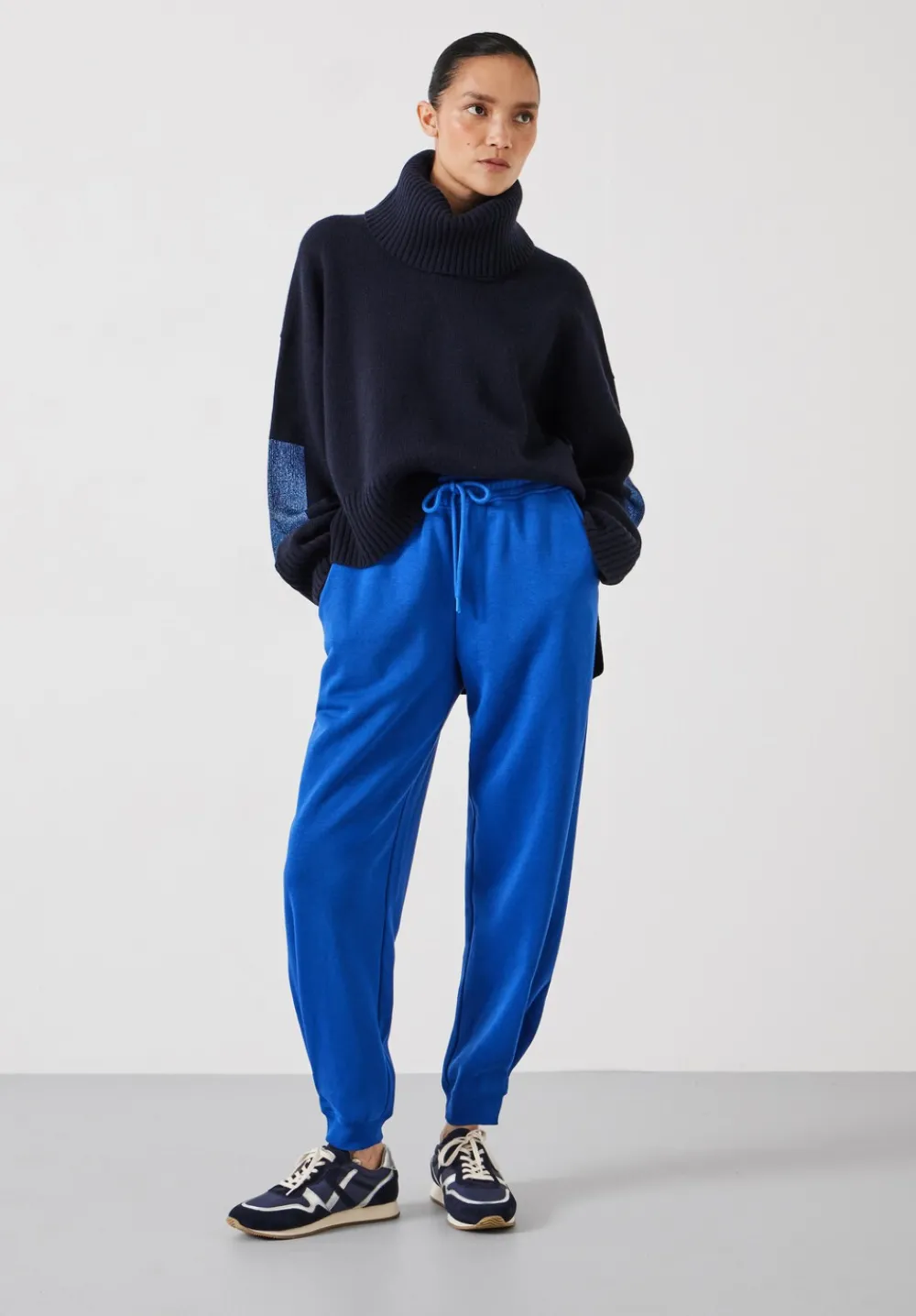 hush Jumpers & Cardigans|Livvy Merino Wool Detachable Roll Neck Jumper Navy