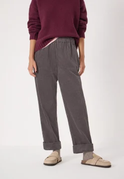 hush Joggers & Leggings|Trousers|Liza Cord Joggers Charcoal