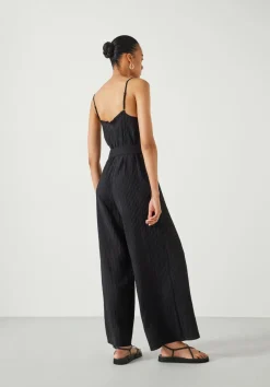 hush Jumpsuits|Lofty Wide Leg Jumpsuit Black