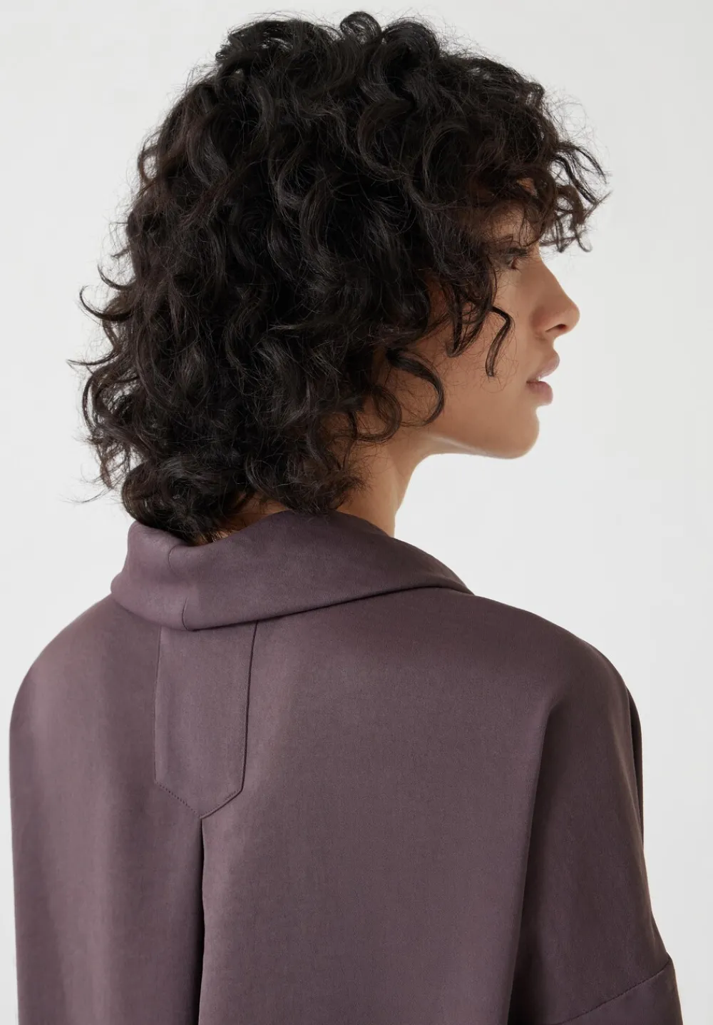 hush Tops & T-Shirts|Shirts & Blouses|Long Sleeve Cowl Neck Top Raisin Brown