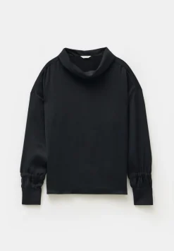 hush Shirts & Blouses|Tops & T-Shirts|Long Sleeve Cowl Neck Top Black