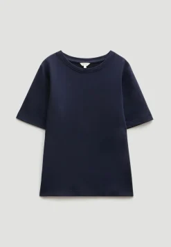 hush Tops & T-Shirts|Loopback Regular T-Shirt Midnight Navy