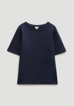 hush Tops & T-Shirts|Loopback Regular T-Shirt Midnight Navy