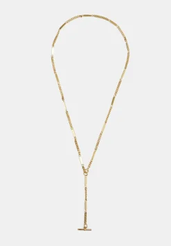 hush Jewellery|Louie Lariat Chain Necklace Gold
