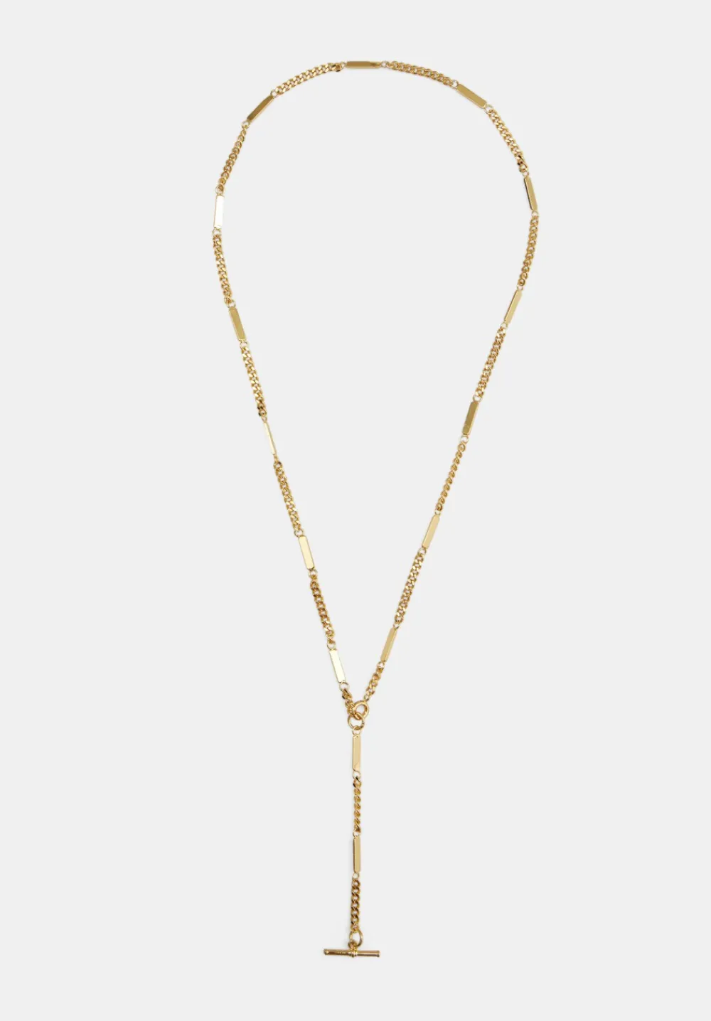 hush Jewellery|Louie Lariat Chain Necklace Gold