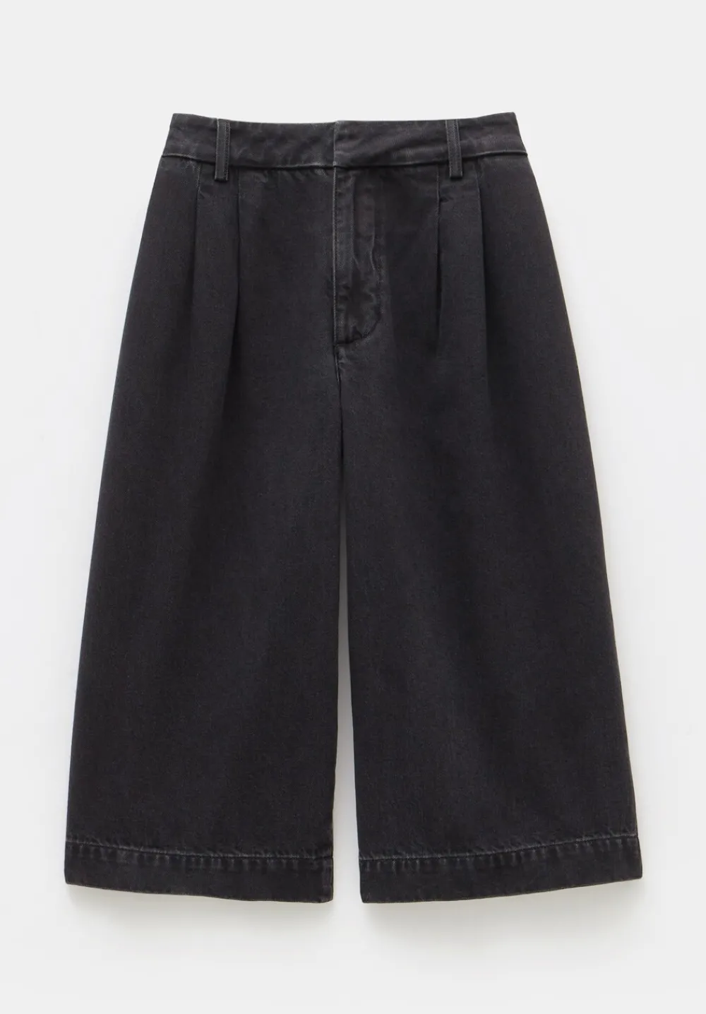 hush Shorts|Jeans|Lya Cropped Denim Bermuda Shorts Washed Black