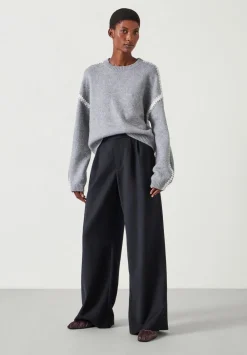 hush Trousers|Lya Wool Trousers Black
