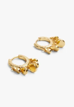 hush Jewellery|Lyra Mini Disc Earrings Gold