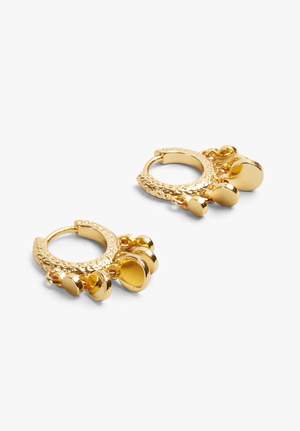 hush Jewellery|Lyra Mini Disc Earrings Gold