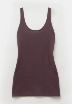 hush Tops & T-Shirts|Marcy Long Line Tank Chocolate brown