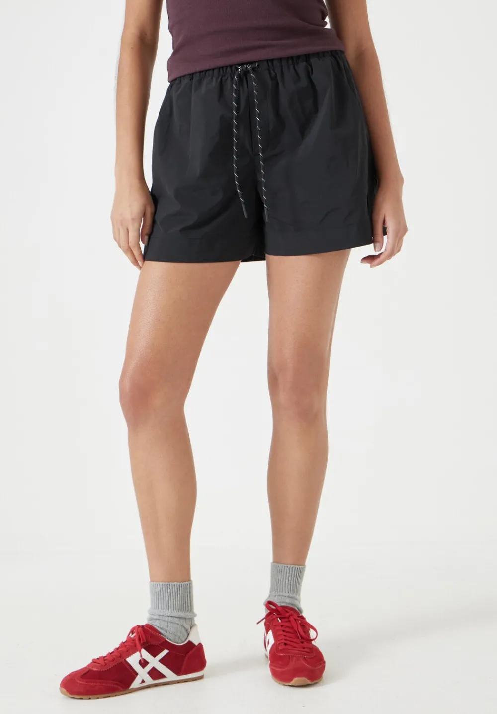 hush Shorts|Margot Technical Pull On Shorts Black